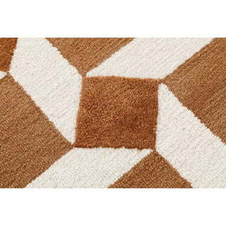 Retro Nova Area Rug, Rust, 2'6"x8'