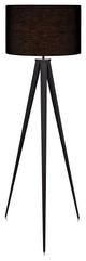 Tall Standing Light Tripod Floor Lamp, Black
