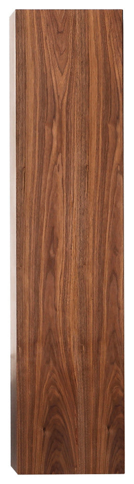 FIGURE Walnut Wall Mount Modern Bathroom Side Cabinet, 13"