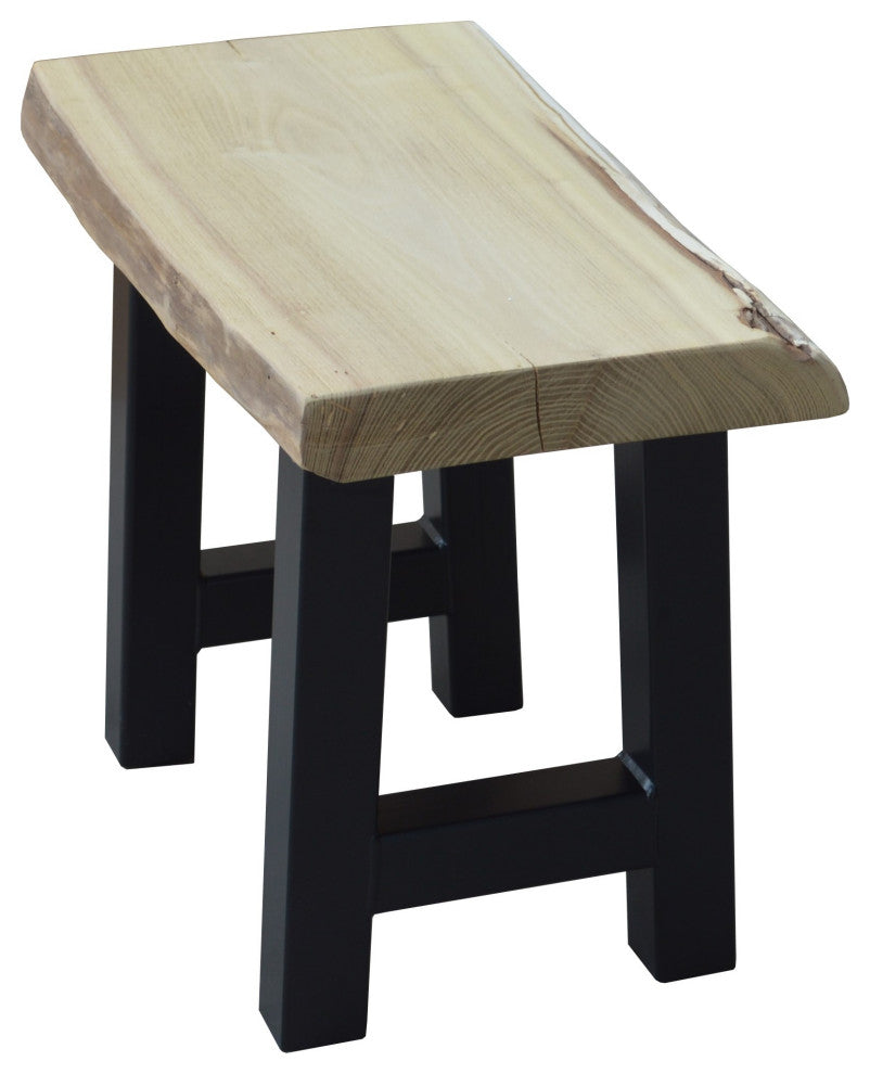 Live Edge Locust Ridgemont Bench, Unfinished, 2 Foot