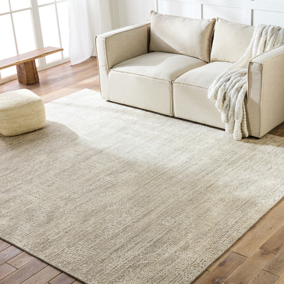 Jaipur Living Sylvan Handmade Abstract Gray/Ivory Area Rug 9'X13'