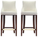 Manhattan Comfort Shubert Barstool, Set of 2