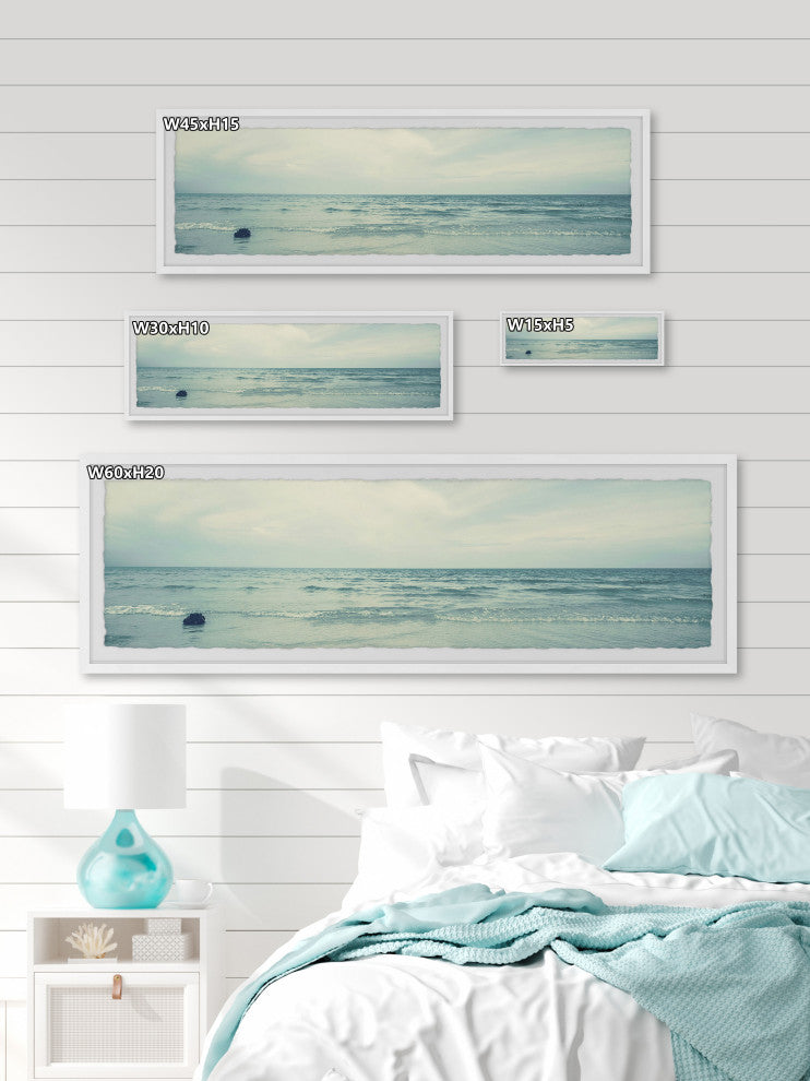 "Beach Daze Always" Framed Painting Print, 45x15