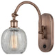 Innovations 518-1W-AC-G105 1-Light Sconce, Antique Copper
