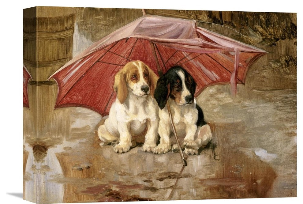 "Wait Till The Clouds Roll By" Stretched Canvas Giclee by William Trood, 16"x12"