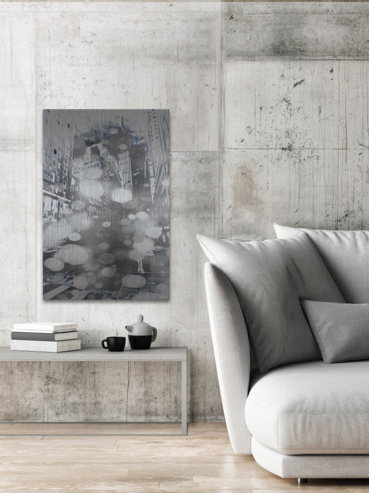 "Skyscraper" Print on Brushed Aluminum, 30"x45"