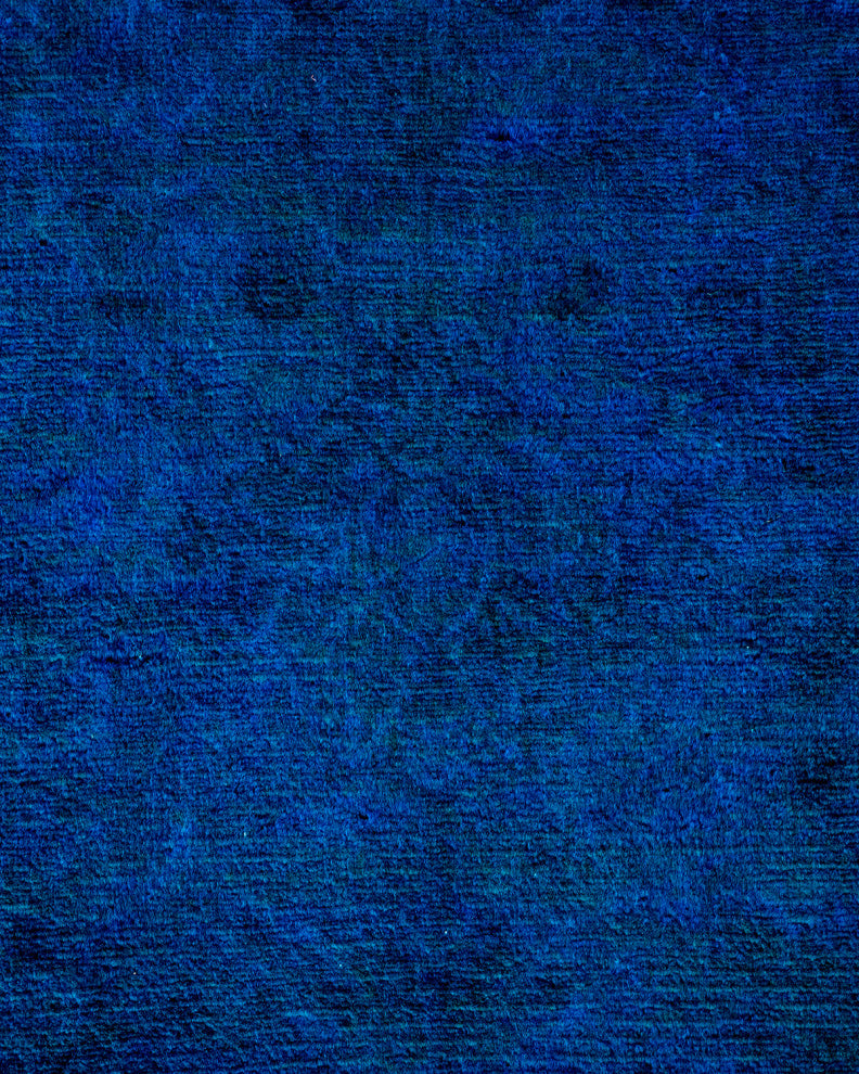 Fine Vibrance, One-of-a-Kind Hand-Knotted Area Rug Blue, 3' 2" x 5' 1"