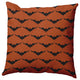 18" x 18" Bat Colony Decorative Throw Pillow, Sienna