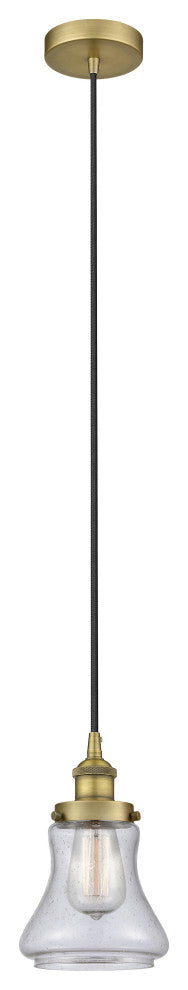 Innovations 616-1PH-BB-G194-LED 1-Light Mini Pendant, Brushed Brass