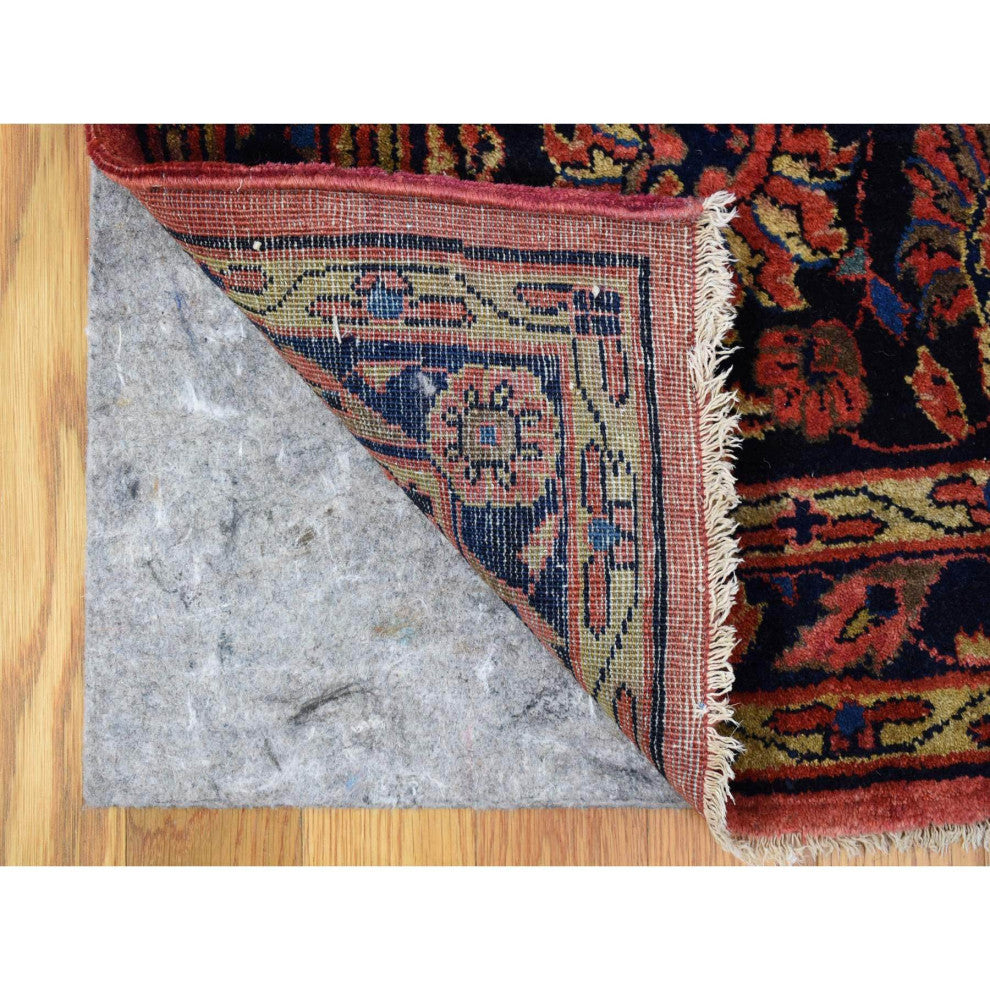 Oversized Antique Persian Moharajan Sarouk Full Pile Hand Knotted Rug12'4"x19'3"