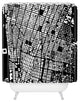 CityFabric Inc NYC Black Shower Curtain