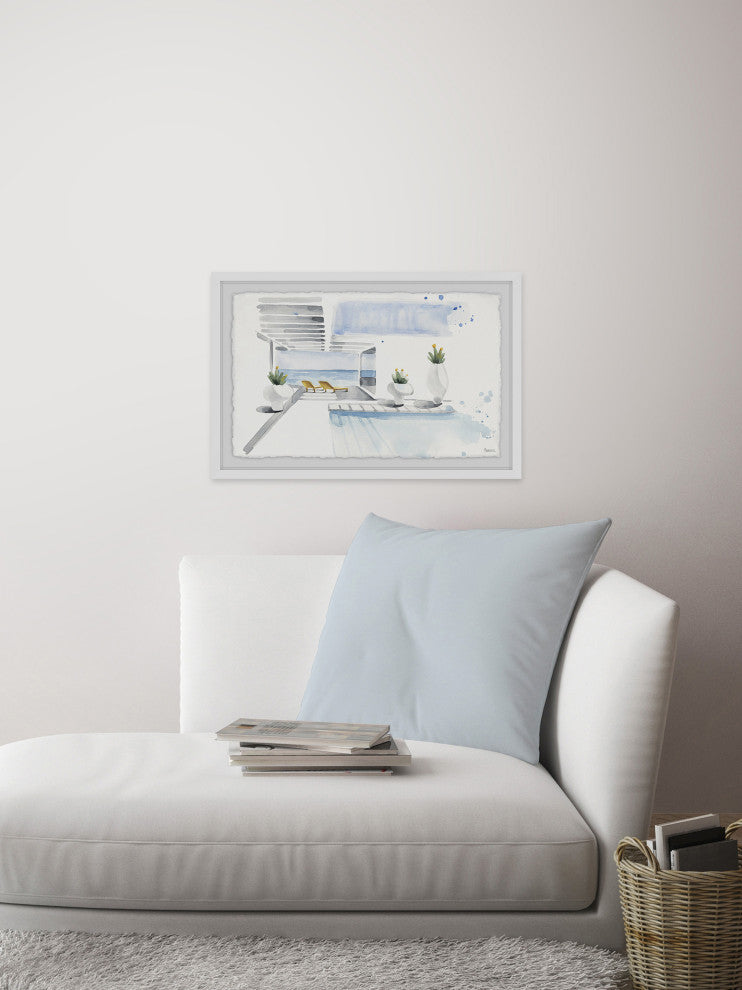 "Heaven in Paradise" Framed Painting Print, 24"x16"