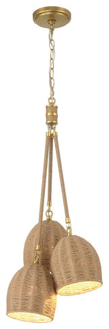 Jace LED Pendant, Soft Gold