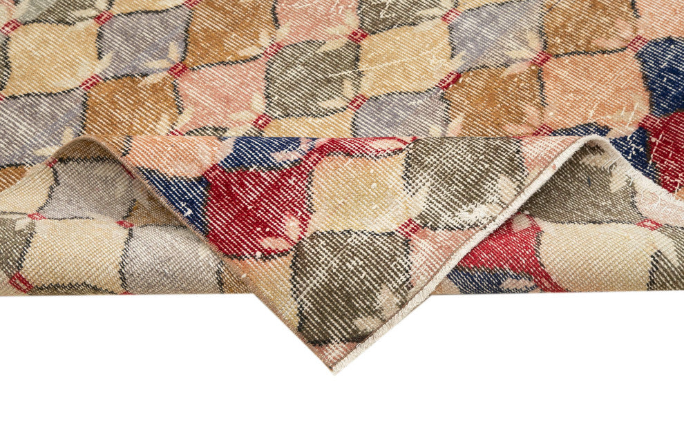 Rug N Carpet - Handwoven Turkish 5' 5'' x 7' 9'' Contemporary Vintage Rug