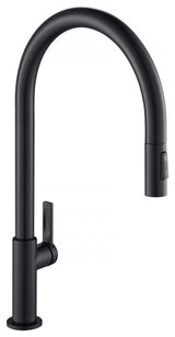 Oletto Pull-Down 1-Hole Kitchen Faucet, Matte Black, Model Kpf-2821mb