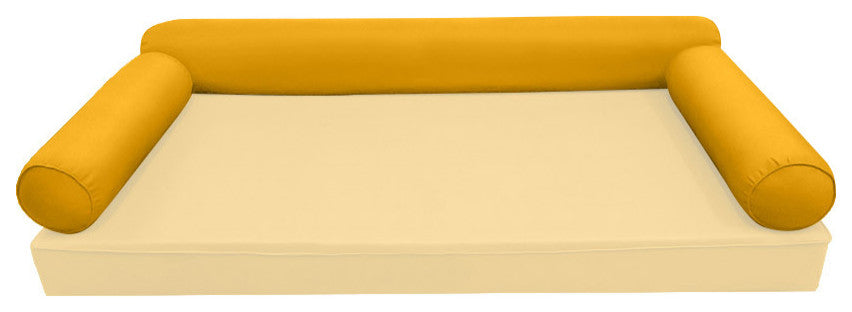 Style 6 Twin Size Pipe Trim Bolster Pillow Cushion Outdoor Slip Cover ONLY AD108