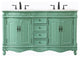 Elegant Decor Windsor Bathroom Vanity Vintage Mint
