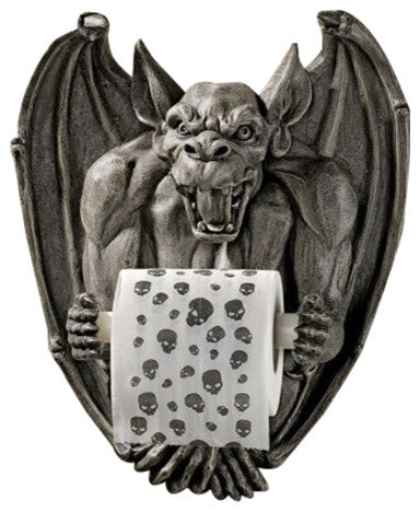 Flush Gargoyle Toilet Tissue Holder