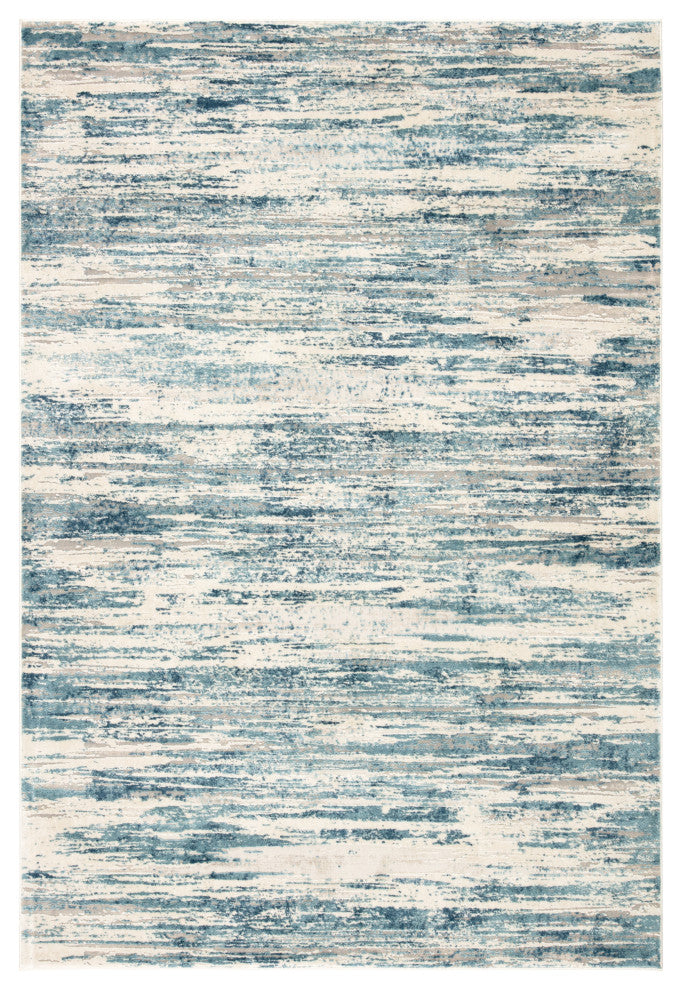 Jaipur Living Heaston Abstract Blue/ Ivory Area Rug 3'11"X5'11"