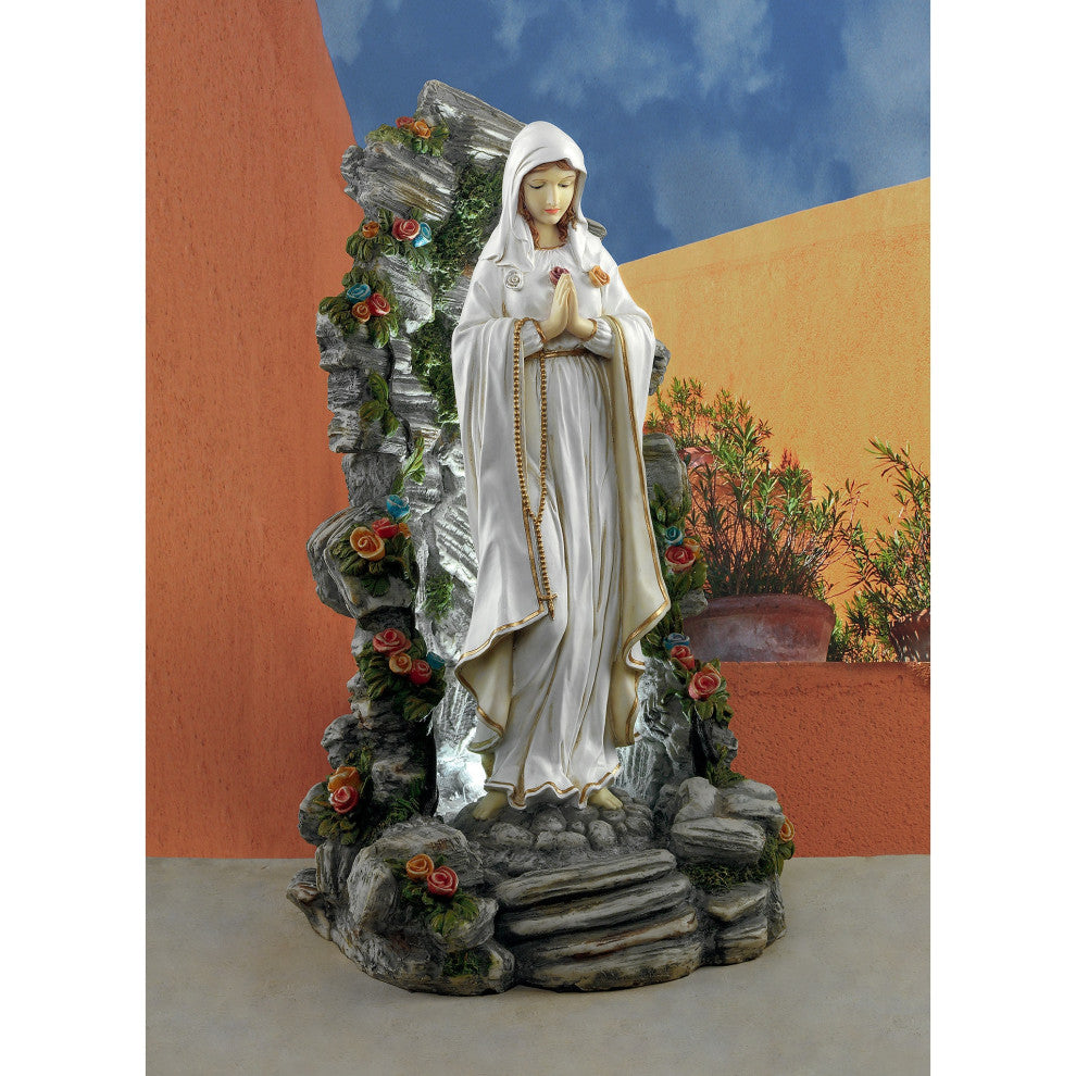 Blessed Virgin Mary Illuminated Statue