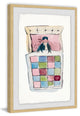 "Sleeping Pink" Framed Painting Print, 12"x18"