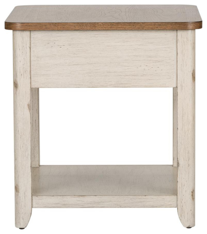 End Table with Basket