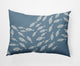 14x20" Escuela Nautical Decorative Indoor Pillow, Dusty Smoke