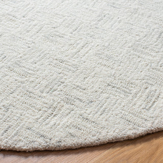 Safavieh Micro-Loop Mlp537F Geometric Rug, Light Gray and Ivory, 8'0"x10'0"