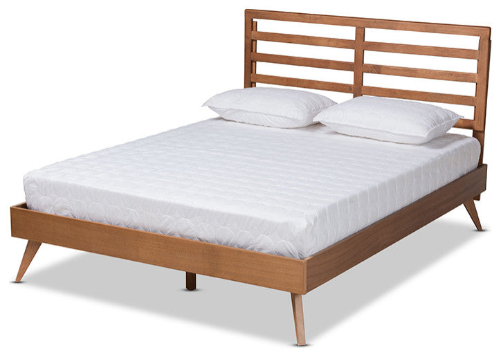 Shantelle Modern Farmhouse Wooden Platform Bed Collection, Full