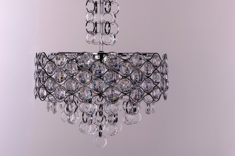 Cirque 8-Light Pendant, Polished Chrome
