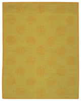 Yellow Contemporary Modern Modern Flat Weave Area Rug