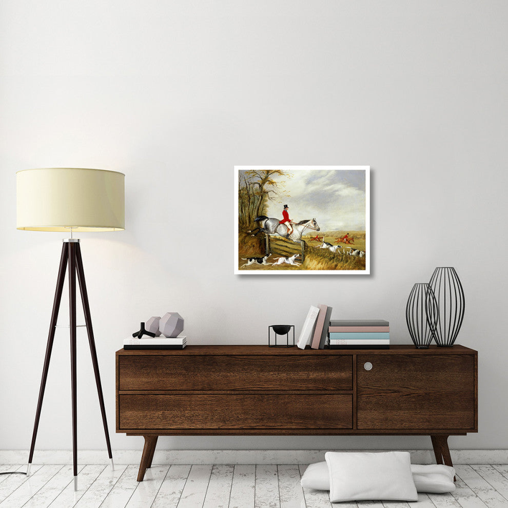 "The Belvoir Hunt" Digital Paper Print by Henry Thomas Alken, 32"x26"