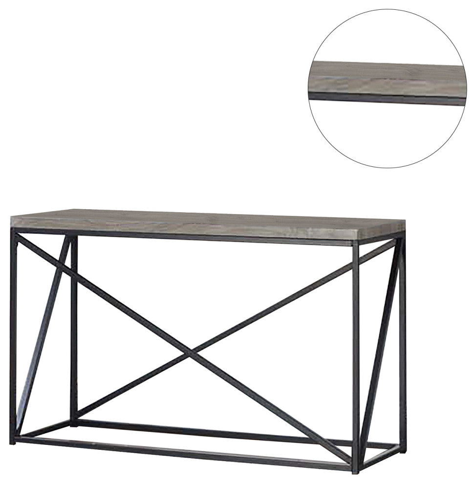Rectangular Sofa Table, Sonoma Gray