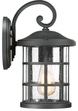 Quoizel CSE8408EK One Light Outdoor Wall Lantern Crusade Earth Black