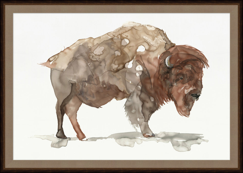 Oversized Range Buffalo 2, Giclee Reproduction Artwork