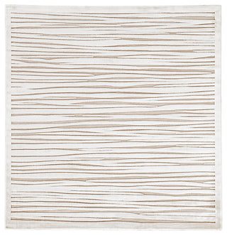 Jaipur Living Linea Abstract White Area Rug, 6'x6'