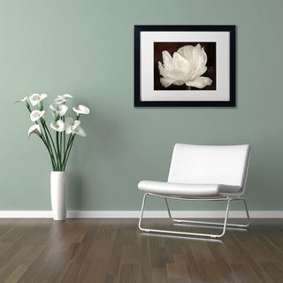 Cora Niele 'White Tulip III' Matted Framed Art