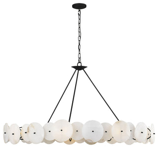 Cosmos 9-Lt Chandelier - Matte Black