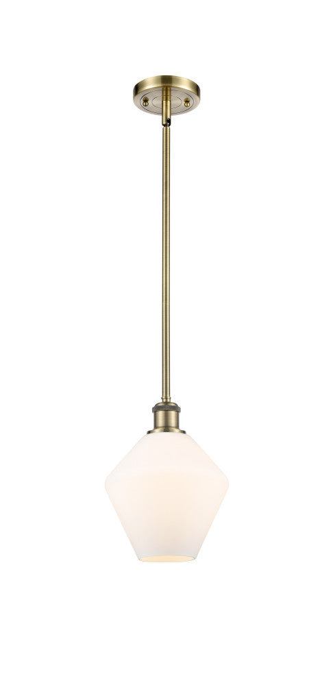 Innovations 516-1S-AB-G651-8 1-Light Mini Pendant, Antique Brass