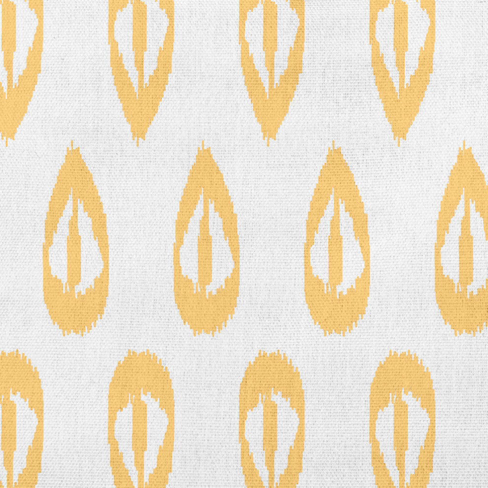 Ikat Tears Decorative Throw Pillow, Sunshine Yellow, 18x18"