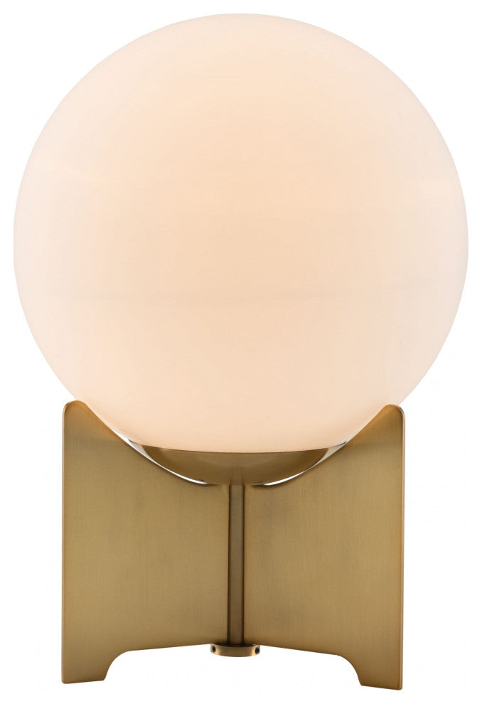 Brass Globe Table or Desk Lamp