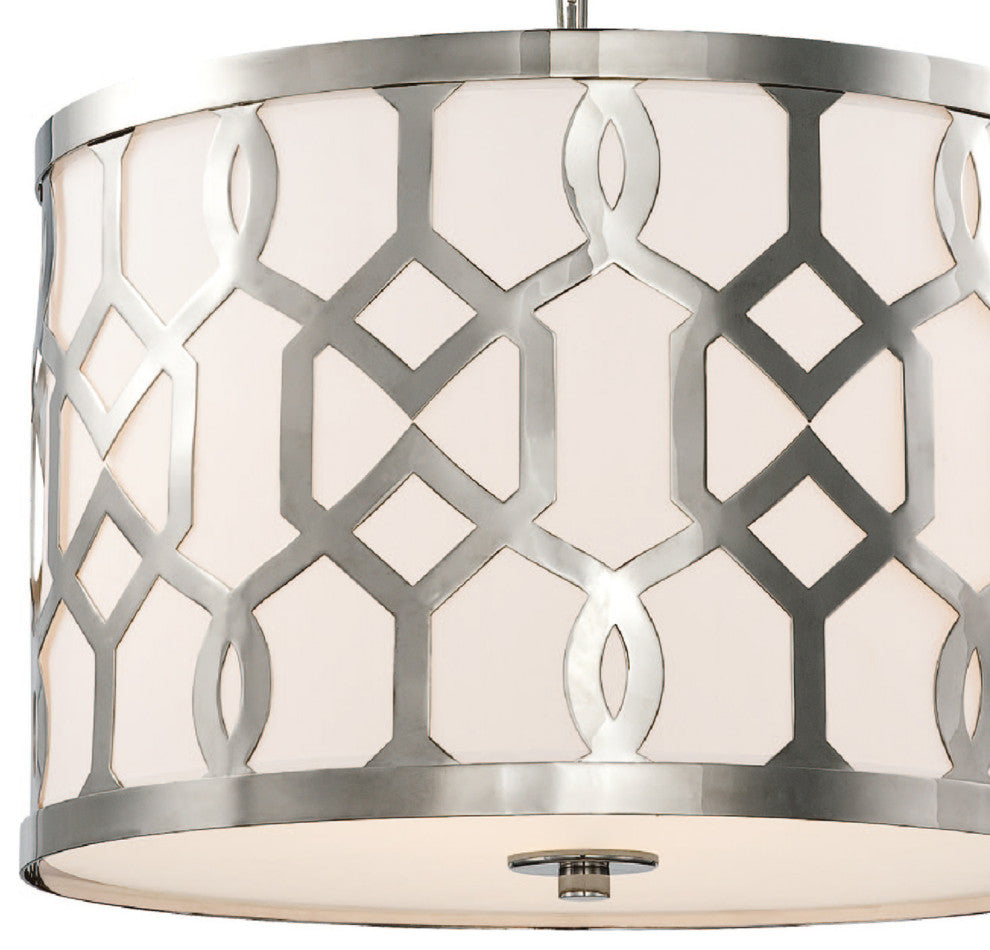 Crystorama Lighting Group 2265 Jennings 3 Light 18"W Pendant - Aged Brass