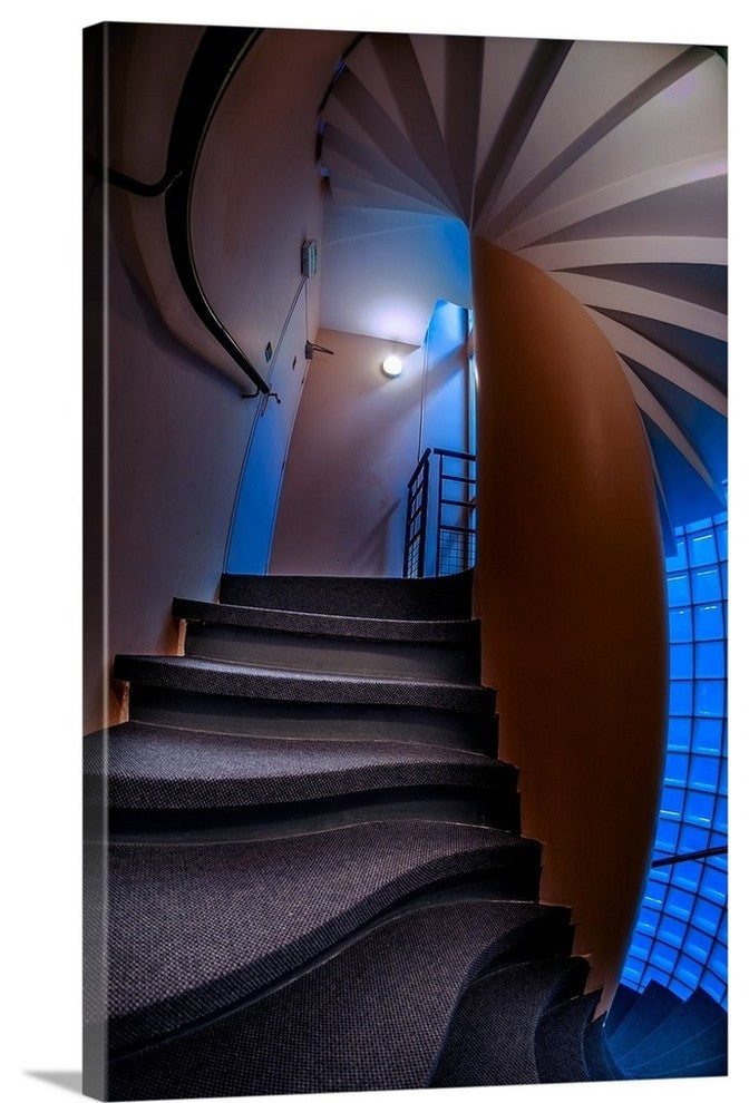 "De Conde Stairwell" Wrapped Canvas Art Print, 24"x36"x1.5"