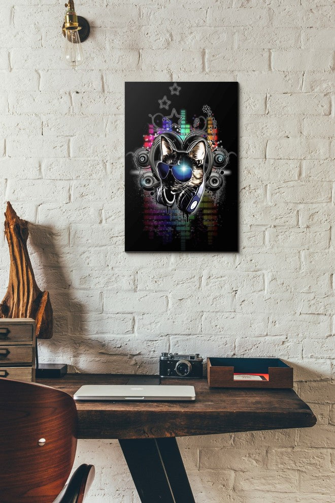 Cortesi Home "Drop The Bass" by Nicklas Gustafsson, Giclee Canvas Art, 12"x18"