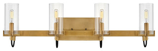 Ryden LED Vanity, Heritage Brass