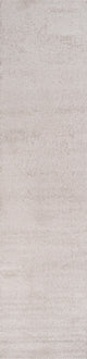 Haze Solid Low-Pile Ivory 2 ft. x 14 ft. Runner Rug