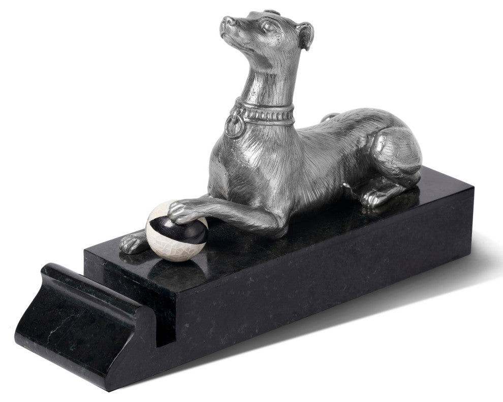 Stately Greyhound Card Holder
