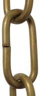 RCH Hardware Brass Standard Link Chandelier Chain, 3', Antique Brass, U80