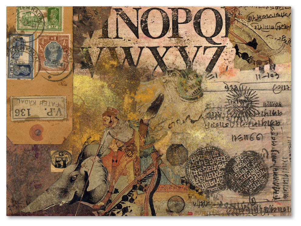 Nick Bantock ''Luggage Label'' Canvas Art, 32x24