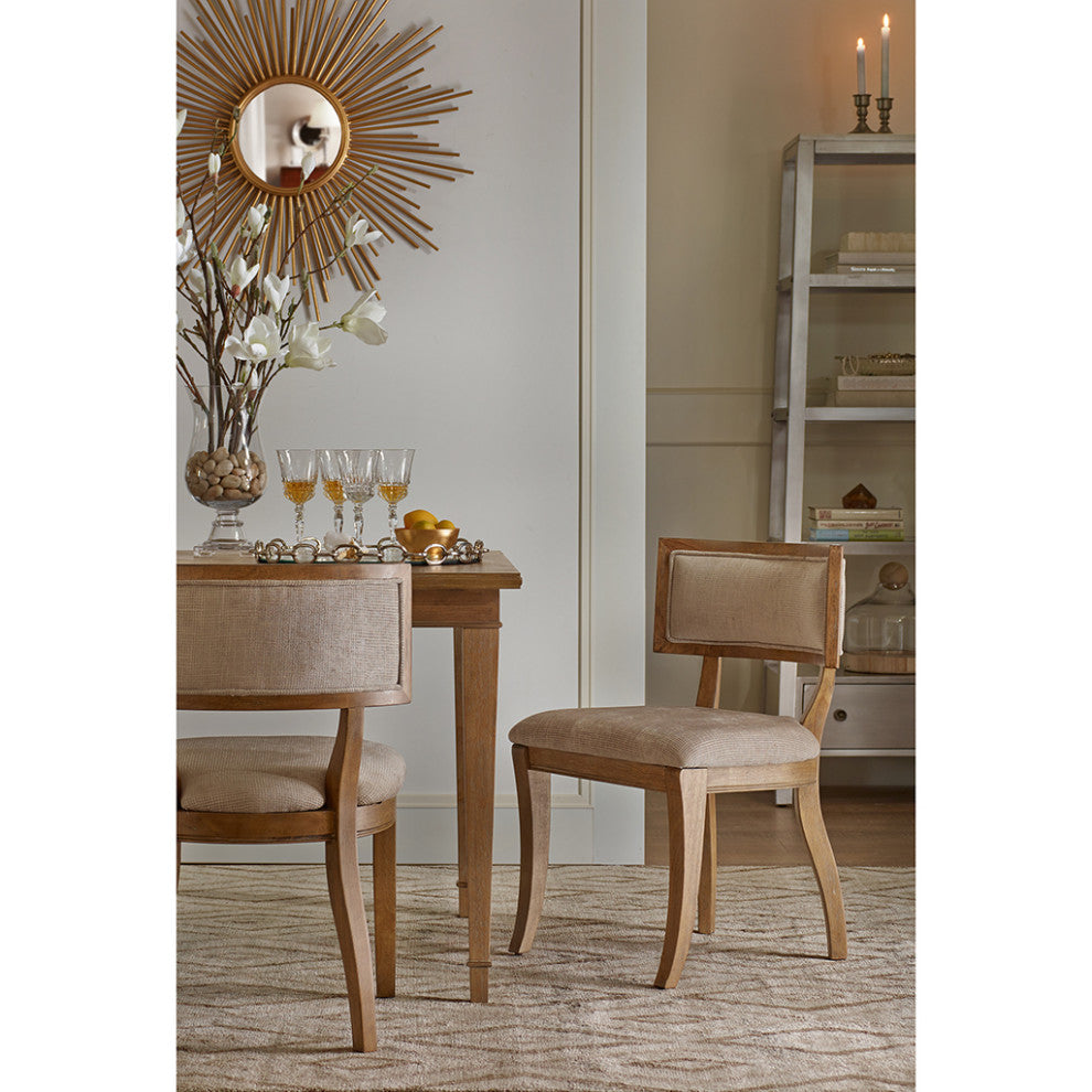 Madison Park Signature Marie Antique Farmhouse Dining Chair, Natural, Set of 2